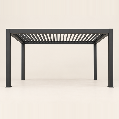 Palmera Luxe 3x4m aluminium pergola, studio view